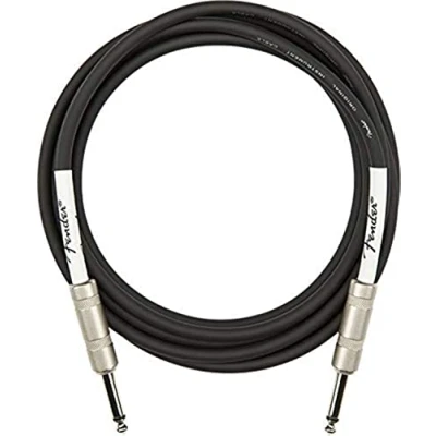 Image of Fender 10 Foot Original Instrument Cable Compatible with Modem, Straight Straight, Black 1 Pack