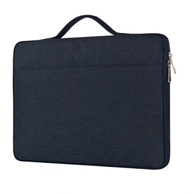 Image of FINDING CASE Laptop Sleeve Pouch Bag for 12.3&quot; Microsoft surface Pro 2017 / 6 4 3 12 inch Notebook Tablet with Leather Handle (dark blue)
