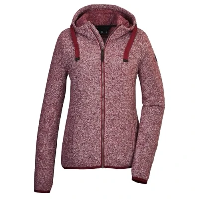 Image of Killtec G.I.G.A. DX GW 52 WMN KNTFLC Women&#039;s Knitted Fleece Jacket with Hood Black 42 42233 000