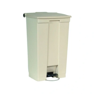 Image of Rubbermaid Step on Pedal Bin Beige 87L
