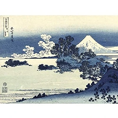Image of Artery8 Hokusai 36 Views Fuji Shichiri Beach Woodblock Japan Art Print Canvas Premium Wall Decor Poster Mural