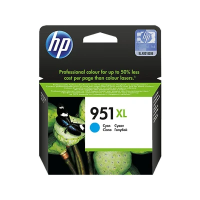 Image of HP 951XL Cyan Standard Capacity Ink Cartridge 17ml CN046A