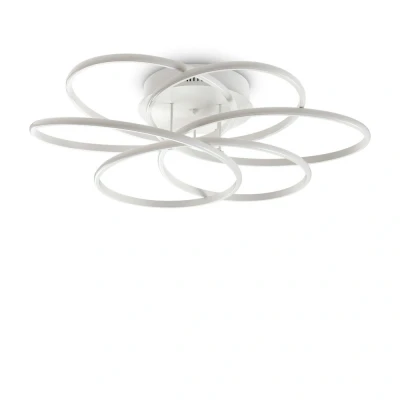 Image of Karol Integrated LED Indoor Flush Ceiling Lamp White 4000K