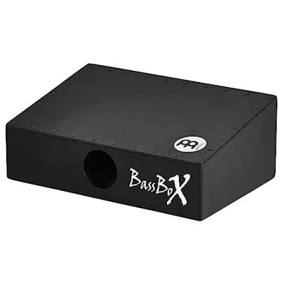 Image of Meinl Percussion Bassbox Sound Effect Instrument Foot With Bass Hole Including Beater Baltic Birch, Black (BASSBOX)