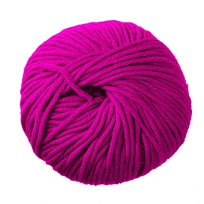 Image of DMC &quot;Woolly 5&quot; Merino Wool, Bright Pink (55), 50g