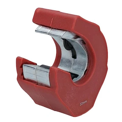 Image of Ratchet Action Copper INOX Tube Pipe Slice Cutter One Handed for 22mm Pipes