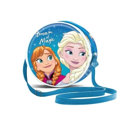 Image of Disney Frozen 2 Dream Round Shoulder Bag, Blue, 18.5 x cm