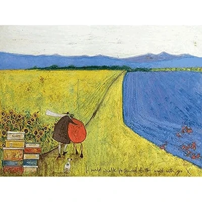 Image of The Art Group I Would Walk To End of World with You Canvas Print, Multi Colour, 0.96 x 60 3 cm