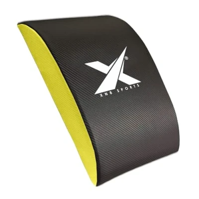 Image of Xn8 Ab Mat Sit Up Pad Abdominal Exercise for Core Training, Lower Back Support, Pain, Yoga, Gym, and Home Workout Support Full Range of Motion Men Women
