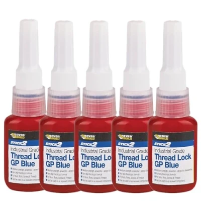 Image of Everbuild 5 X EVBTHRED10 10 g Threadlock Super Glue