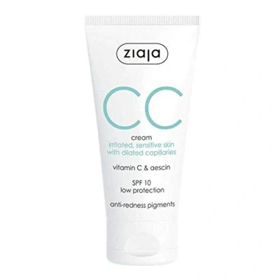 Image of ZIAJA CC soothing Cream for sensitive skin with dilated capillaries 50ml