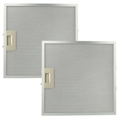 Image of vhbw 2x Filter metal Grease compatible with Whirlpool AKR 979 857897901000, 857897915000 Extractor Fan 32 x 0.85cm