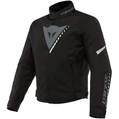 Image of Dainese Veloce Lady D Dry Jacket, Waterproof and Thermal Motorcycle Women, Black/Charcoal Gray/White, 40