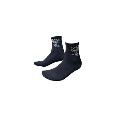 Image of Pernix Sports 4 Pack Comfortable Badminton/Racket Semi Cushioned Crew Socks for &amp; Everyday, Running Trainer socks, Men Women, Black, Size 6 11