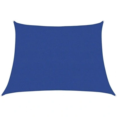 Image of vidaXL Sunshade Sail 160 g/m² Trapezium Blue 4/5x3 m HDPE