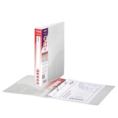 Image of Snopake A5 2 O Ring 15mm RingBinder Clear [Pack of 10] Ref: 10108