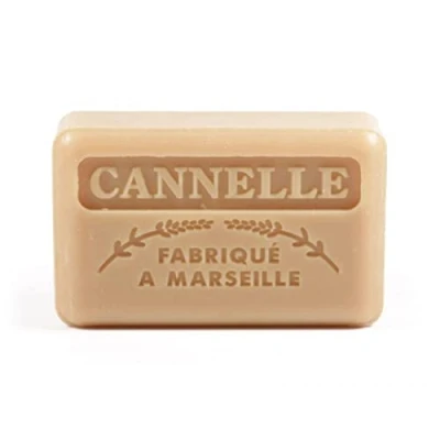 Image of 125g Savon De Marseille Soap Cinnamon (cannelle) by Foufour