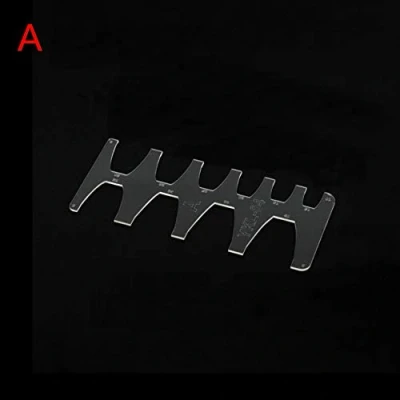 Image of MBLUE DIY Leather Craft Acrylic Belt Sword Tail Square Stencil Template (A)