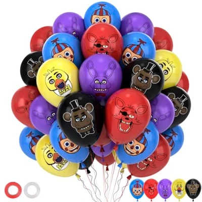 Image of 42Pcs Birthday Balloons Set, Bear Party Latex Balloons, 12 inch Colour for Kids, Kids Balloon Boys Girls Decorations Supplies