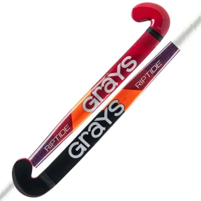 Image of GRAYS Riptide Ultrabow Junior Hockey Stick (Red/Navy, 34)