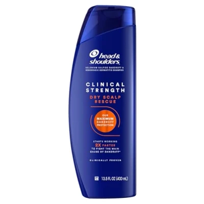 Image of Head and Shoulders Clinical Strength Dandruff Shampoo, 13.5 fl oz