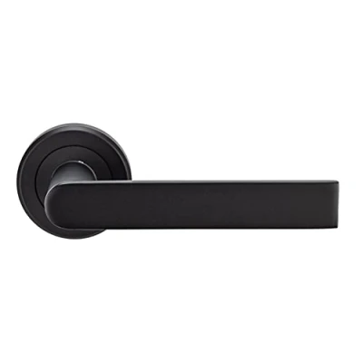 Image of Carlisle Brass Serozzetta Edge Door Handle, Matt Black