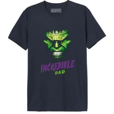 Image of Marvel Men&#039;s Memarcots313 T Shirt, Navy Blue, L