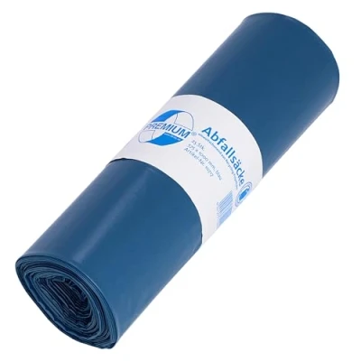 Image of Deiss Premium Bin Bags, 70 µm, Litres, Blue