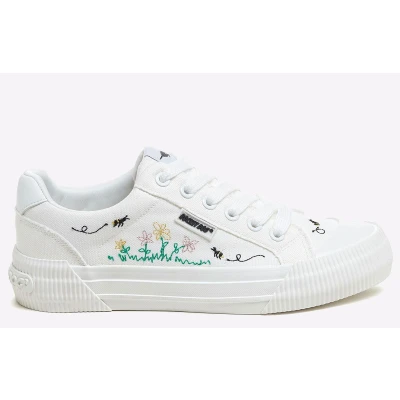 Image of Rocket Dog Women&#039;s Cheery Sneaker, White, 3 UK