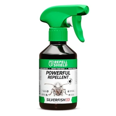 Image of RepellShield Silverfish Repellent Spray 250ml &amp; Remover, Cedar Oil Spray, How to Get Rid of for Good, Killer Alternative