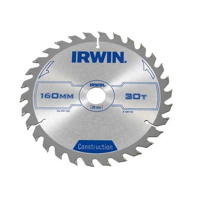 Image of Irwin Construction Circular Saw Blade 160 x 20mm 30T ATB IRW1897192