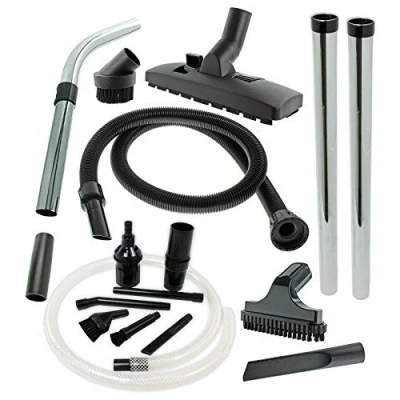 Image of SPARES2GO Hoover Hose Rods &amp; Mini Tools Kit for Numatic Charles CVC370 Wet Dry Vacuum Cleaner (1.8m + Micro Car Desk Kit)