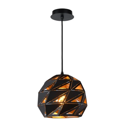 Image of Malunga Modern Pendant Light Ø 25cm 1xE27 Black