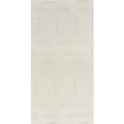 Image of Bosch Professional 10x Expert M480 Sanding Net (for Hardwood, Paint on wood, 115x230 mm, Grit 240, Accessories Orbital Sander)