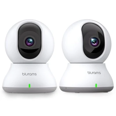 Image of blurams Pet Camera 2K, Indoor Camera, Dog 360 Home Security IR Night Vision, Motion Tracking, 2 Way Talk, Cloud&amp;SD, APP Control(2.4GHz Only Packs)
