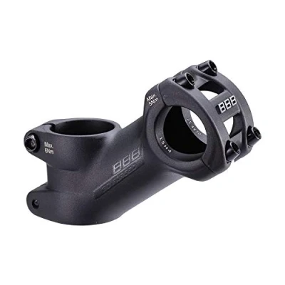 Image of BBB Cycling Handlebar Stem Highrise Ø 25,4 mm 35 Degree 70mm MTB Mountainbike E Bike Urban Aluminium Steel BHS 24, Black