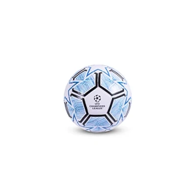 Image of UEFA Champions League Football, Size 5, Training, Match, Merchandise, Collectible For Kids and Adults, Great Football Gift Idea, White