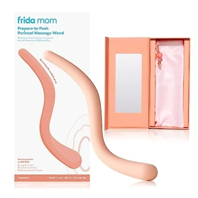 Image of Frida Mom Prepare to Push Perineal Massage Wand, Labour and Delivery Essentials for Prep, Easy Use, Made from 100% Body Safe Soft Silicone