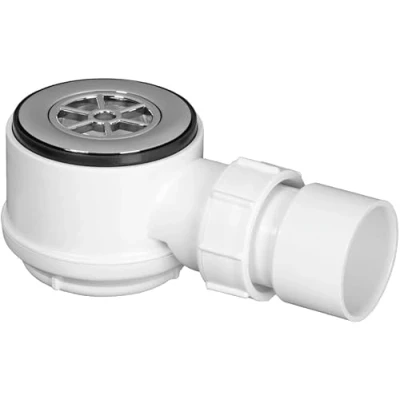 Image of McAlpine STW4 65 Slim Shallow Shower Trap for Trays with 50mm Waste Hole