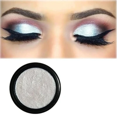 Image of PHOERA Cream to Powder Waterproof Glitter Metallic Eyeshadow Palette Long Lasting Shimmer High Pigment Sparkly Eye Shadow Cosmetic Makeup 108 Ice