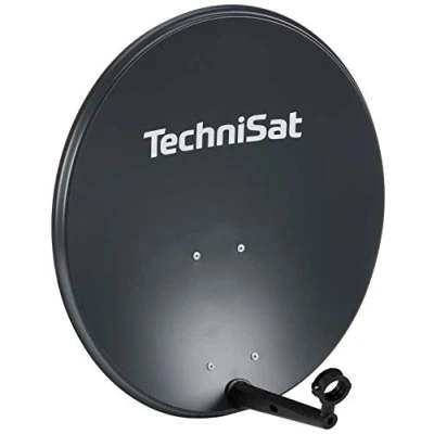 Image of TechniSat TECHNITENNE 70 Satellite Dish (70 cm Digital System, Antenna with Mast Bracket, Prepared for Mounting a 40 mm LNB) Anthracite