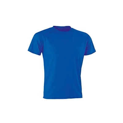 Image of Spiro Men Performance Aircool T Shirt Royal, 3X Large