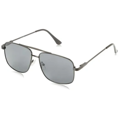 Image of JACK &amp; JONES Men&#039;s Jacmads Sunglasses, Black/Detail: Black Lens, One Size