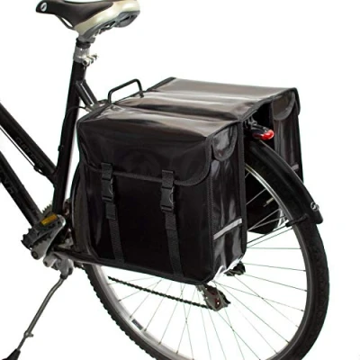 Image of BikyBag Classic CW Waterproof Bicycle Double Pannier Bag Cycle Bike Shopping (Black)