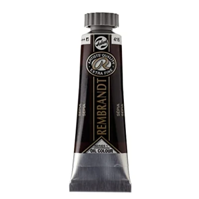 Image of Rembrandt Oil Colour Tube 15 ml Sepia 416