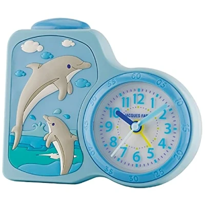 Image of Jacques Farel ACB712 Childrens Alarm Clock Dolphin