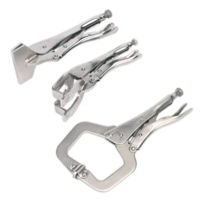 Image of Sealey C&#039; Clamp &amp; Welding Set 3pc