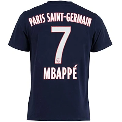 Image of Paris Saint Germain Official Collection Kylian MBAPPE T Shirt Men&#039;s., Mens, blue, XL