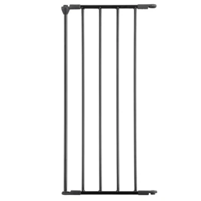 Image of Safetots Safety Barrier for Open Plan Staircases, Extension Panel, Black, Metal, 33cm, Panel Stairs