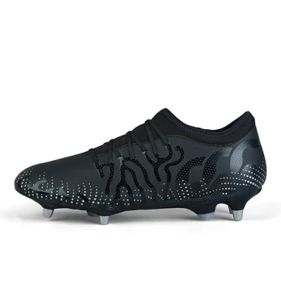 Image of Canterbury Unisex Speed Infinite Team Boots, Black/Silver Metallic, 10 UK